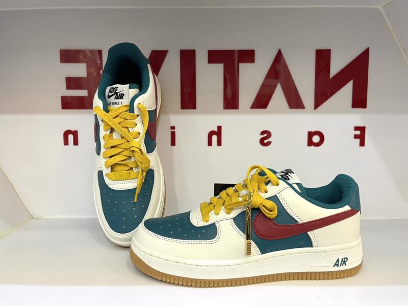 NIKE AIR FORCE 1 LOW CUSTOM GUCCI 3 DO 7417-991 SIZE 38
