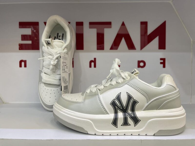GIÀY CHUNKY LINER MLB CHÍNH HÃNG XÁM SIZE 245 38.5 REAL TRUE AUTHENTIC