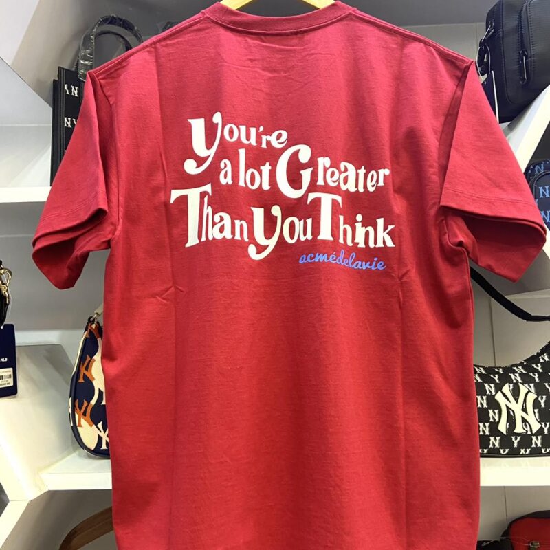 ÁO ADLV ĐỎ CHỬ REAL CHÍNH HÃNG HÀN QUỐC TRUE AUTHENTIC