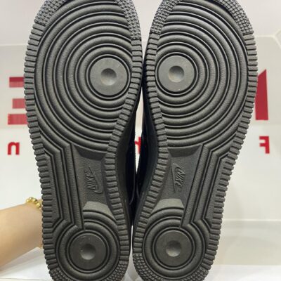 GIÀY NIKE AIR FORCE 1 LOW FULL ĐEN SUPREME CHÍNH HÃNG REAL TRUE AUTHENTIC NHẬP MỸ SIZE 41