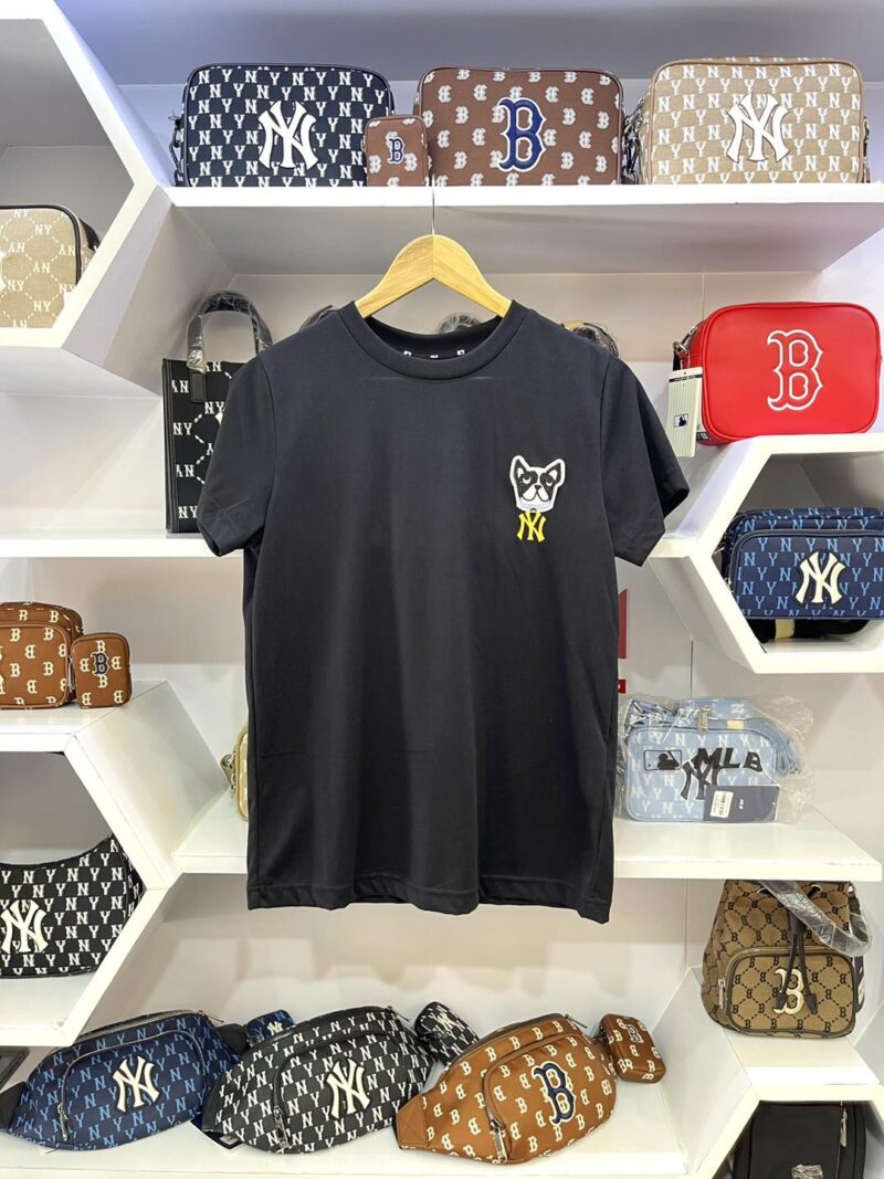 ÁO THUN PHÔNG MLB KOREA ĐẦU CHÓ BULL HEAD ĐƠN GIẢN REAL TRUE AUTHENTIC CHÍNH HÃNG