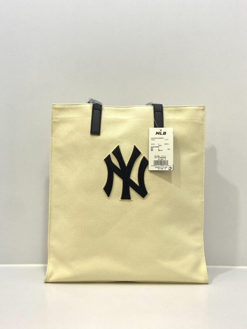 TÚI TOLE ĐỨNG MLB KOREA SIZE LỚN FORM MỀM CHÍNH HÃNG TRUE AUTHENTIC