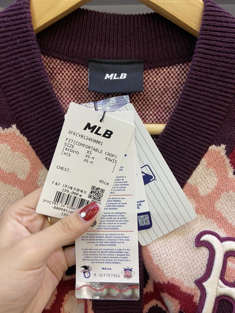 ÁO KHOÁC CARDIGAN DROPTOP LEN MLB KOREA CHÍNH HÃNG TRUE AUTHENTIC