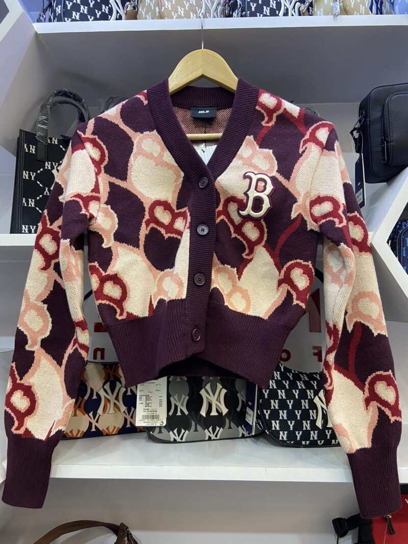 ÁO KHOÁC CARDIGAN DROPTOP LEN MLB KOREA CHÍNH HÃNG TRUE AUTHENTIC