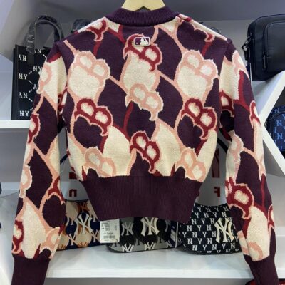 ÁO KHOÁC CARDIGAN DROPTOP LEN MLB KOREA CHÍNH HÃNG TRUE AUTHENTIC