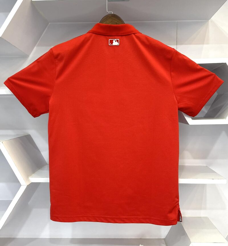 ÁO PHÔNG MLB OVERSIZE CHÍNH HÃNG ẢNH SẢN PHẨM POLO ĐỎ