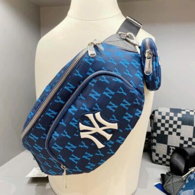 ẢNH SẢN PHẨM TÚI ĐEO HÔNG BAO TỬ ĐEO BỤNG MLB KOREA CHÍNH HÃNG HÀN QUỐC