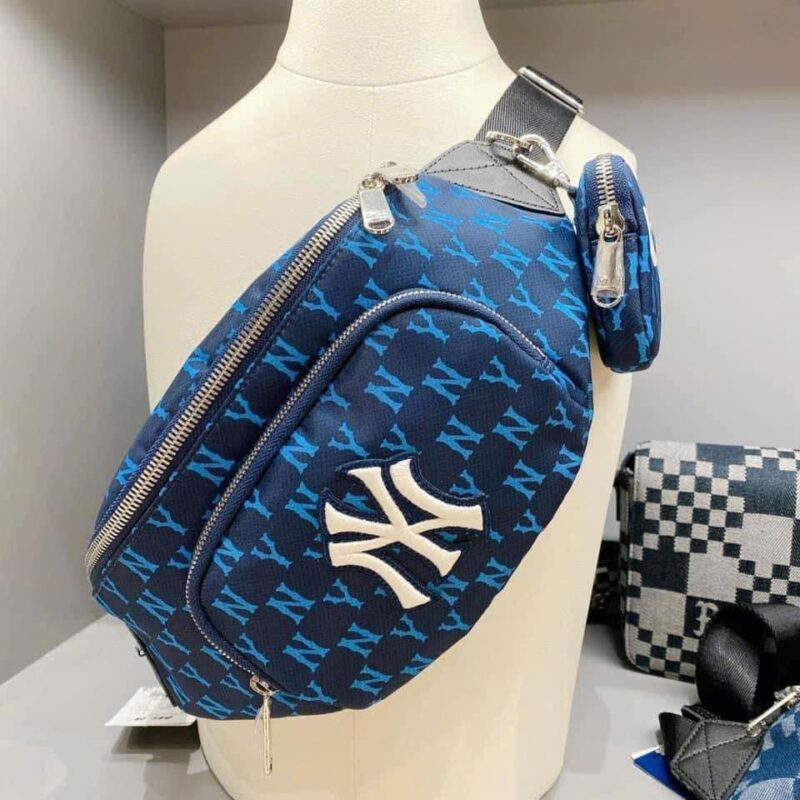 ẢNH SẢN PHẨM TÚI ĐEO HÔNG BAO TỬ ĐEO BỤNG MLB KOREA CHÍNH HÃNG HÀN QUỐC
