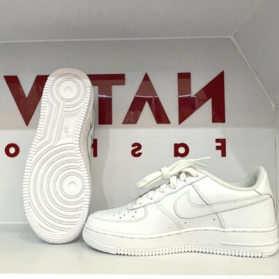 NIKE "AIR FORCE 1 LE (GS) FULL TRẮNG" AIR FORCE 1 CHÍNH HÃNG NHẬP MỸ TRUE AUTHENTIC REAL