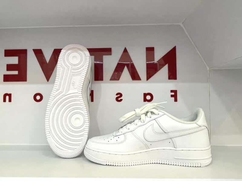 NIKE "AIR FORCE 1 LE (GS) FULL TRẮNG" AIR FORCE 1 CHÍNH HÃNG NHẬP MỸ TRUE AUTHENTIC REAL